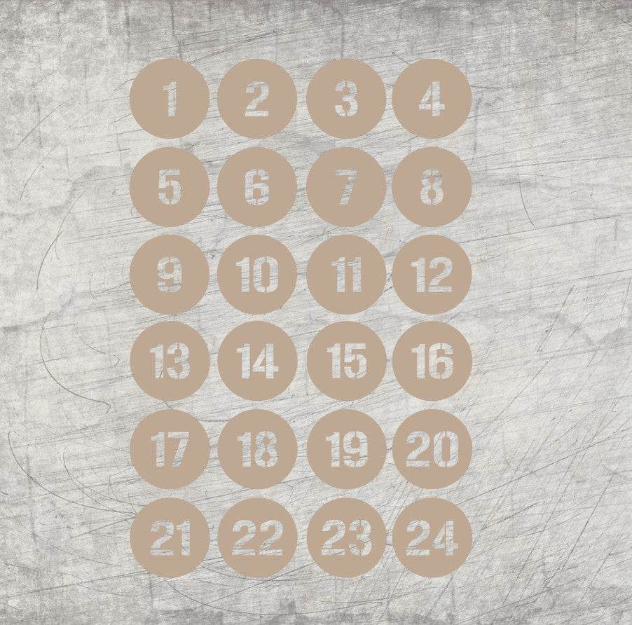 *3 mm 24 Schubladen Kästchen (Adventskalender)* Laserdatei - Sewando