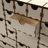 *3 mm 24 Schubladen Kästchen (Adventskalender)* Laserdatei - Sewando
