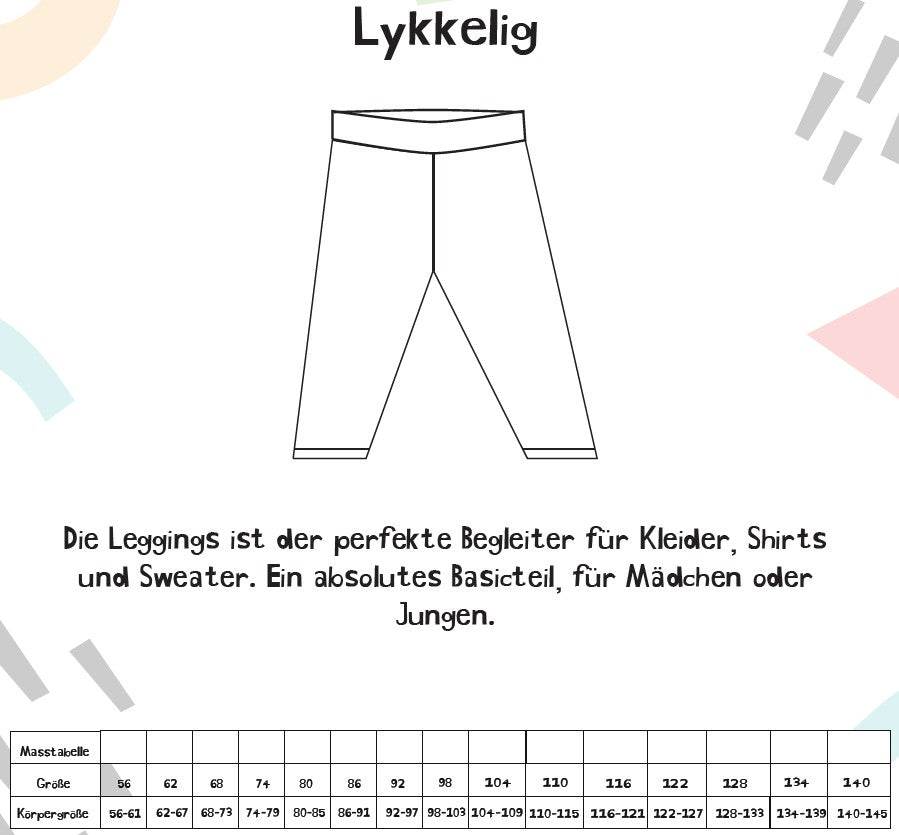 Schnittmuster Kinderleggins Gr. 56-140 - Sewando