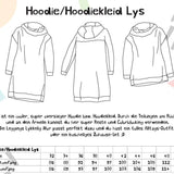 Schnittmuster Hoodie Hoodiekleid Lys Gr. 32-50 - Sewando
