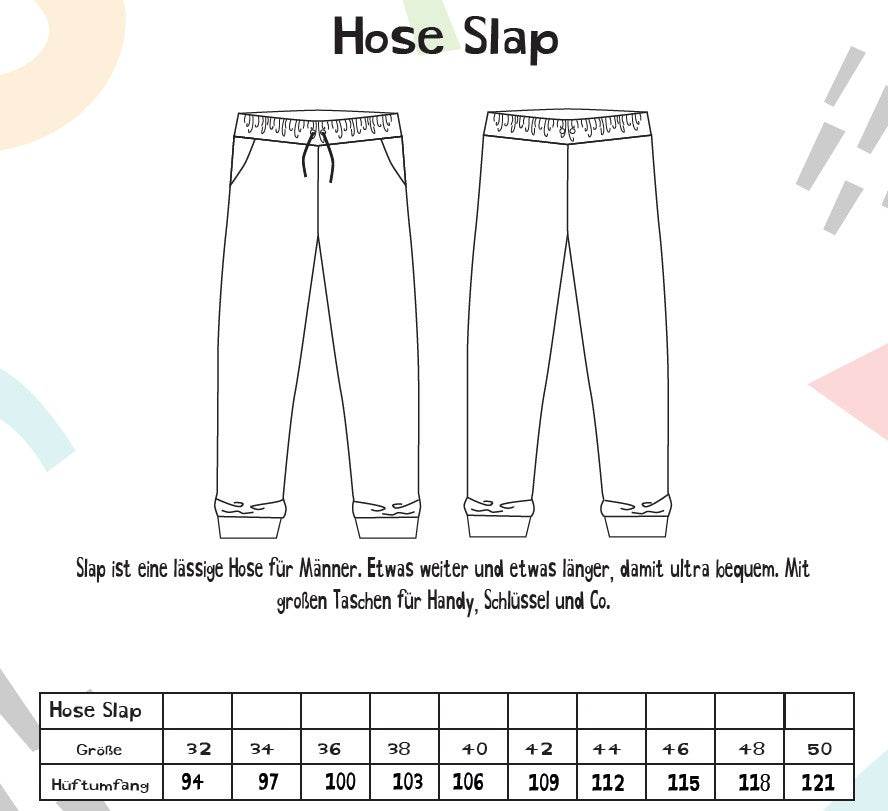 Schnittmuster Männer Jogginghose Slap Gr. 32-50 - Sewando
