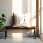 Plotterdatei SVG – Sewing Love | Line Art Nähmaschine - Sewando