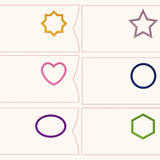 6x Stickdatei Schokohülle "Konfetti"