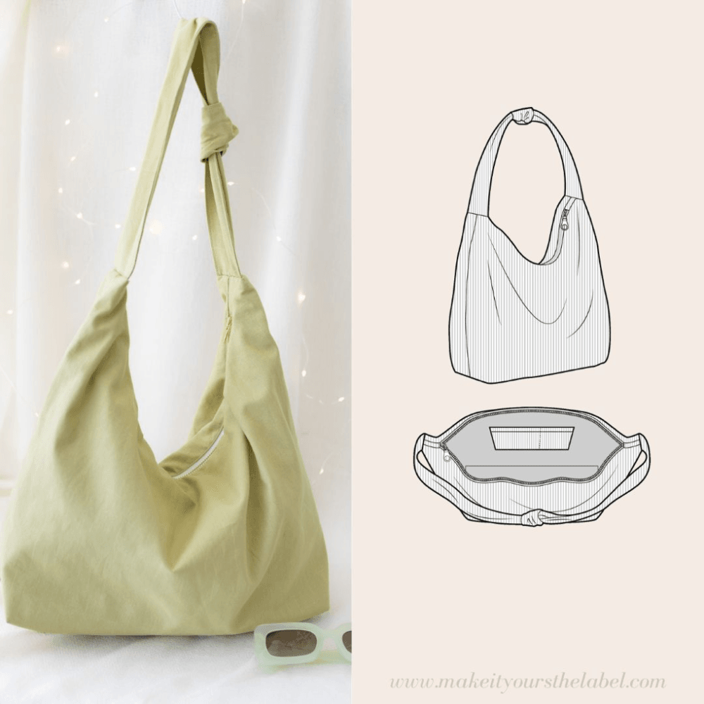 Shopper Tasche mit Knoten PDF Schnittmuster - Sewando