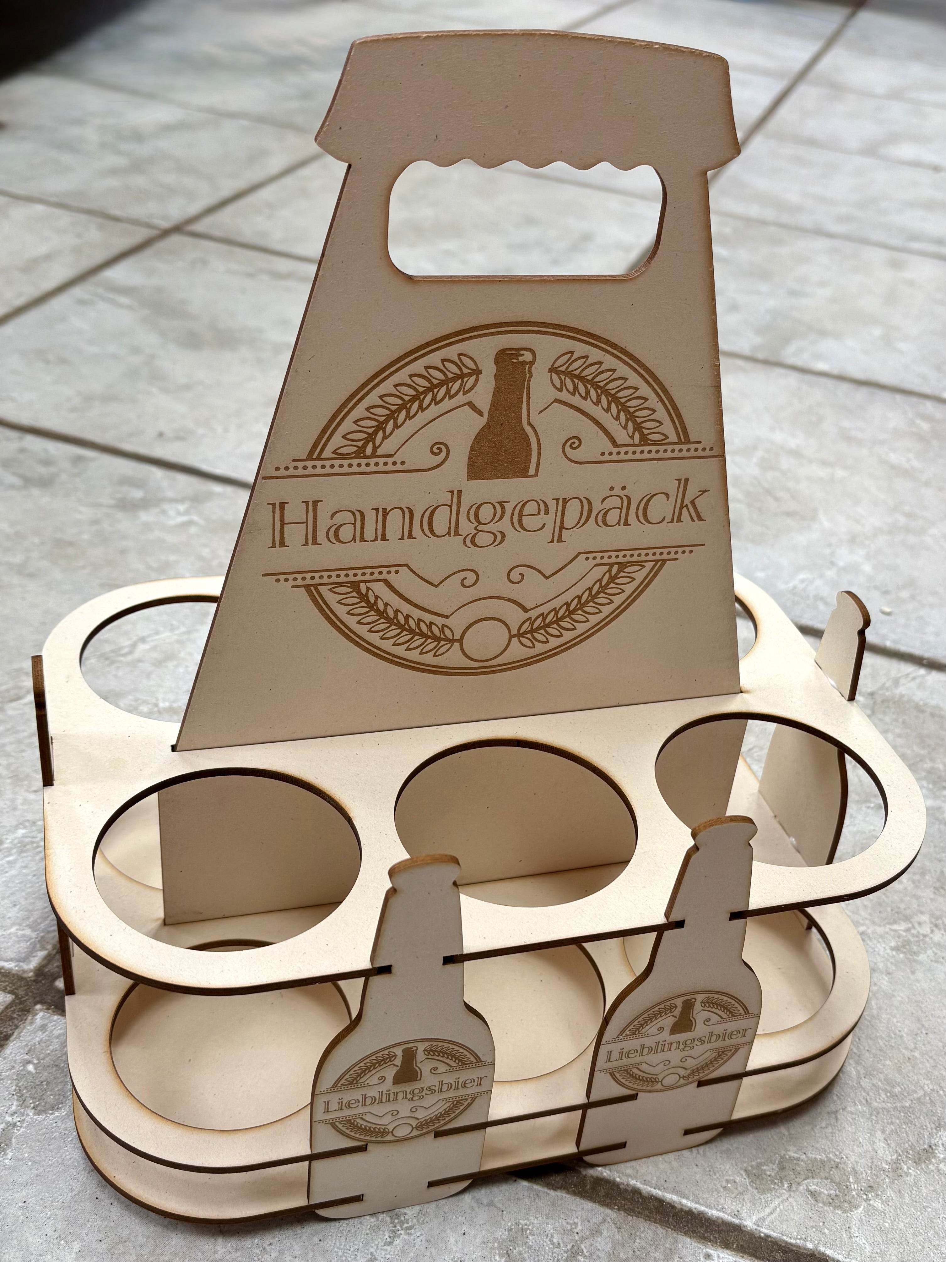 *3&4 mm Sixpack und Bieretiketten* Laserdatei - Sewando