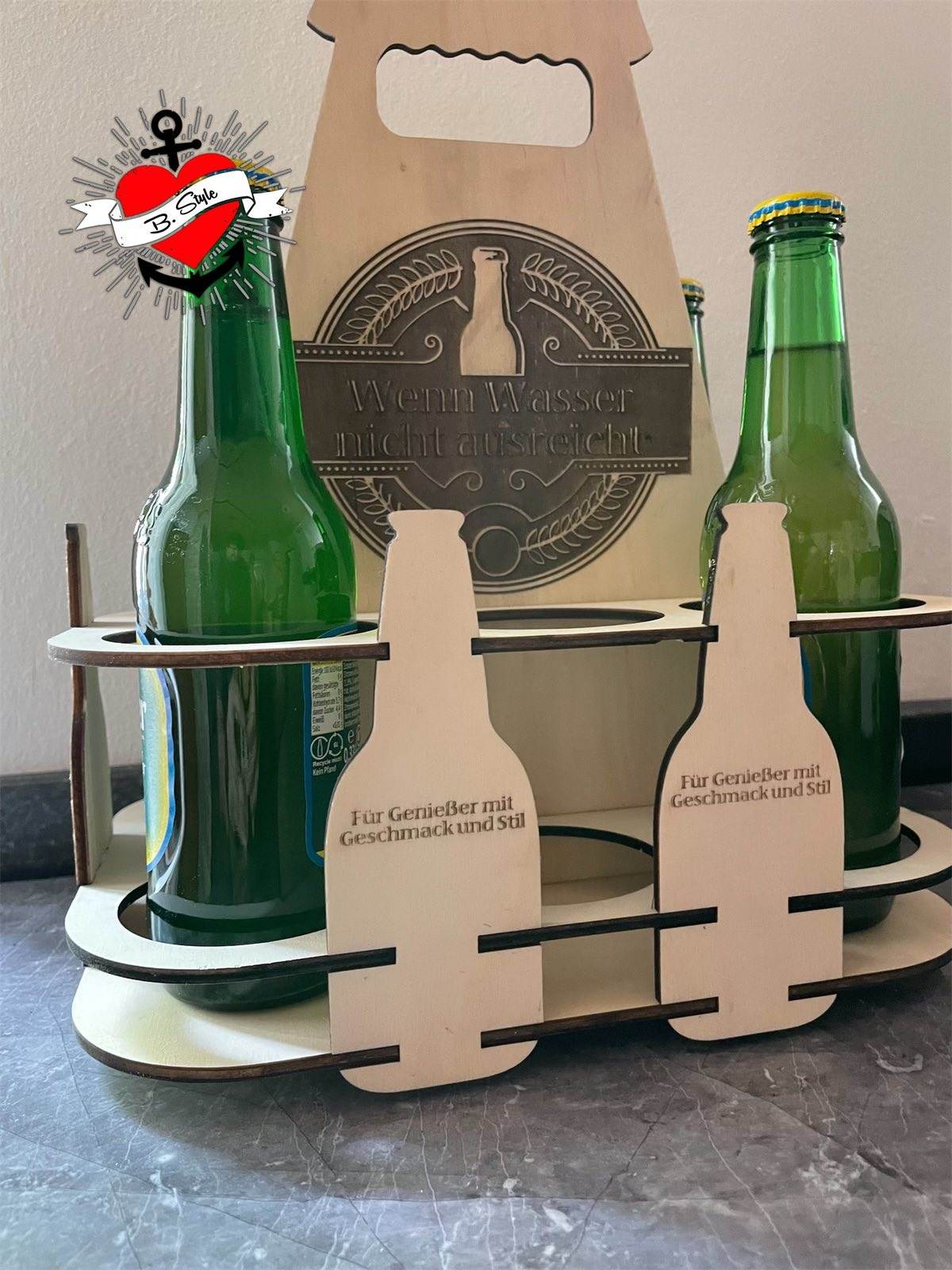 *3&4 mm Sixpack und Bieretiketten* Laserdatei - Sewando