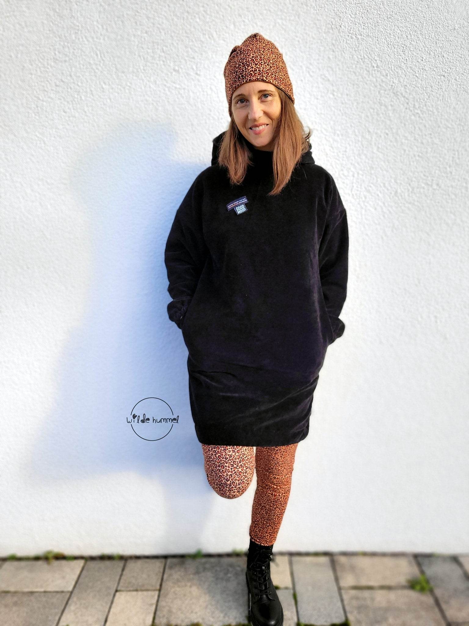 Schnittmuster Hoodie Hoodiekleid Lys Gr. 32-50 - Sewando