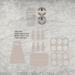 *3&4 mm Sixpack und Bieretiketten* Laserdatei - Sewando