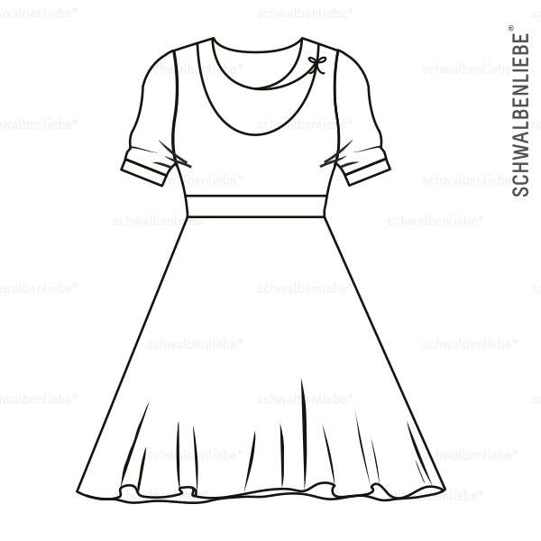 Shirt und Kleid Regentag mit überlappenden Ausschnitt | Schnittmuster + Anleitung | Gr. 32-58 | Anfänger | deutsch - Sewando