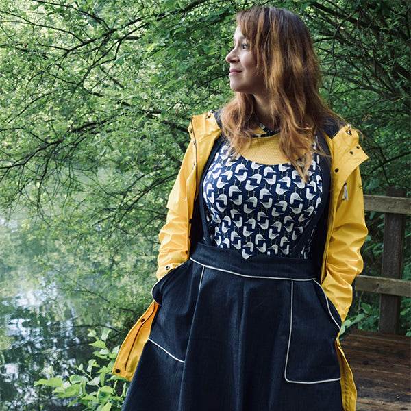 Shirt und Kleid Regentag mit überlappenden Ausschnitt | Schnittmuster + Anleitung | Gr. 32-58 | Anfänger | deutsch - Sewando