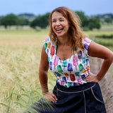 Shirt und Kleid Wolkenlos mit Carré Ausschnitt | Schnittmuster + Anleitung | Gr. 32-58 | Anfänger | deutsch (Kopie) (Kopie) - Sewando