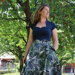 Shirt und Kleid Wolkenlos mit Carré Ausschnitt | Schnittmuster + Anleitung | Gr. 32-58 | Anfänger | deutsch (Kopie) (Kopie) - Sewando