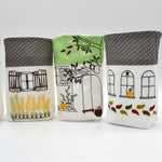 Lichterbeutel Herbst Häuser Haus Garten - Sewando