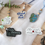 Stickdatei ITH Anhänger Spruch Sprüche SET Bundle - Sewando