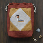 GREAT CRESTED GREBE Hand embroidery pattern - Sewando