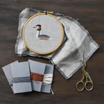 GREAT CRESTED GREBE Hand embroidery pattern - Sewando