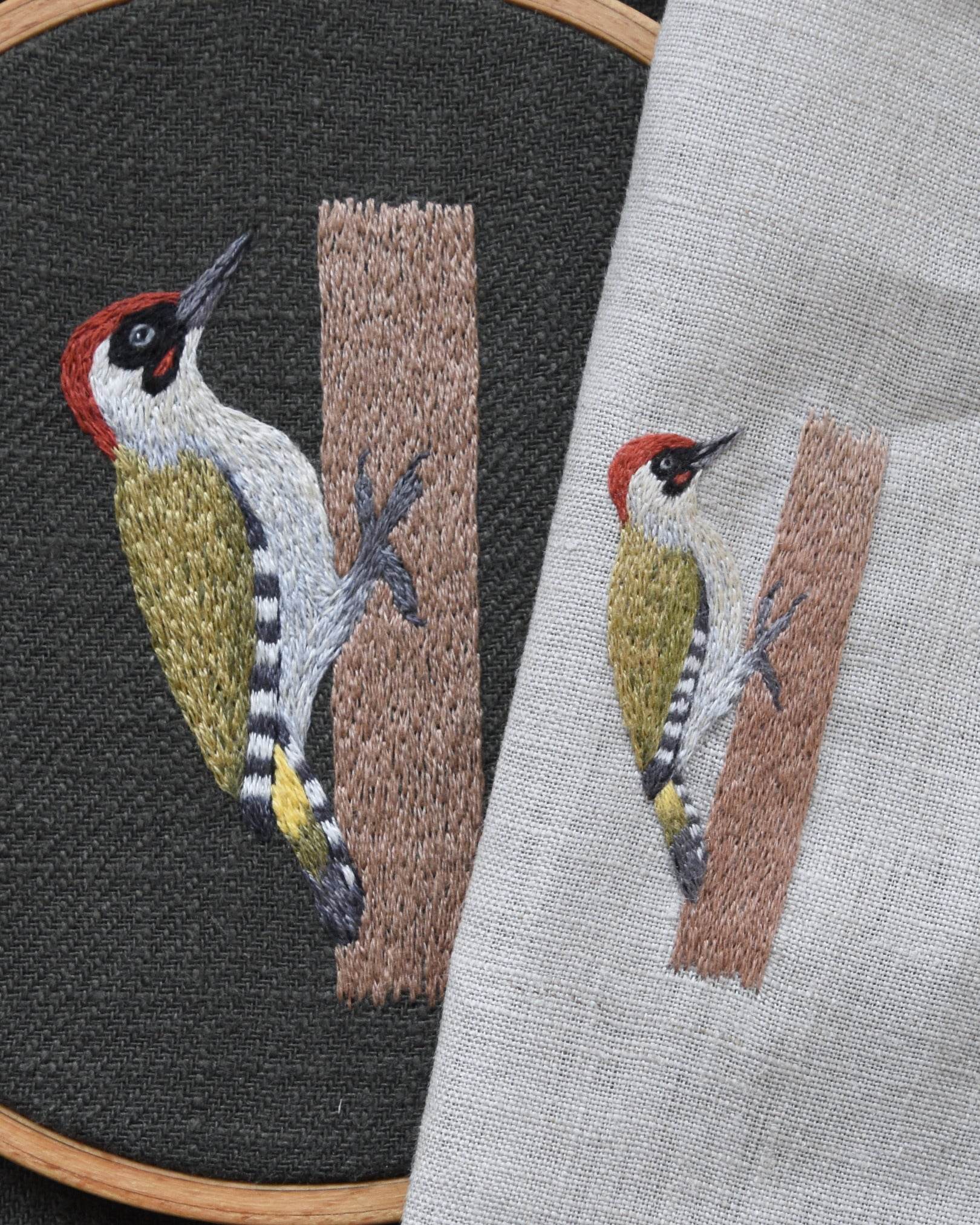 Hand embroidery pattern/ Handstickerei: EMBROIDERED BIRDS NO. 1 - Sewando