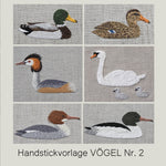 HANDSTICKVORLAGE VÖGEL Nr.2 - Sewando