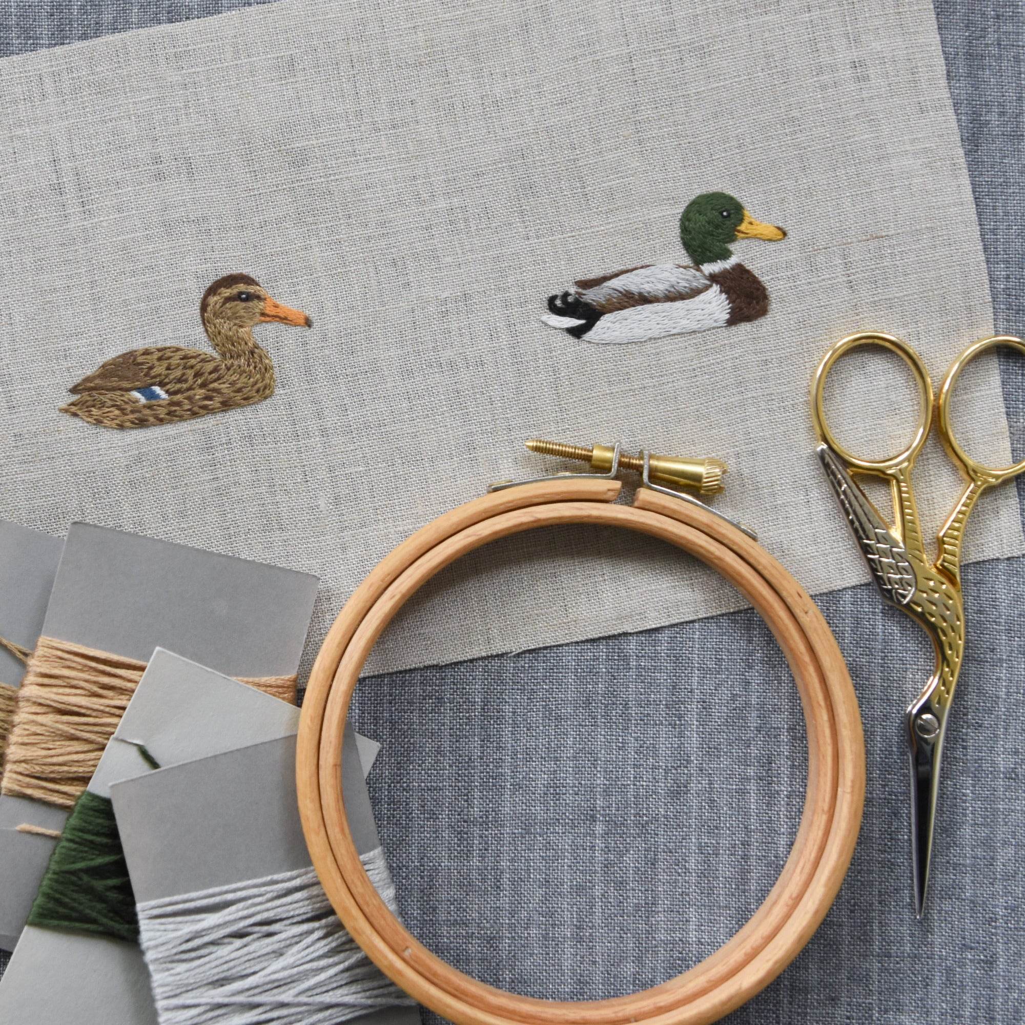 MALLARDS embroidery pattern - Sewando