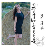 Schnittmuster Summer Turn-Up Sommerkleid Gr. XS - XL - Sewando