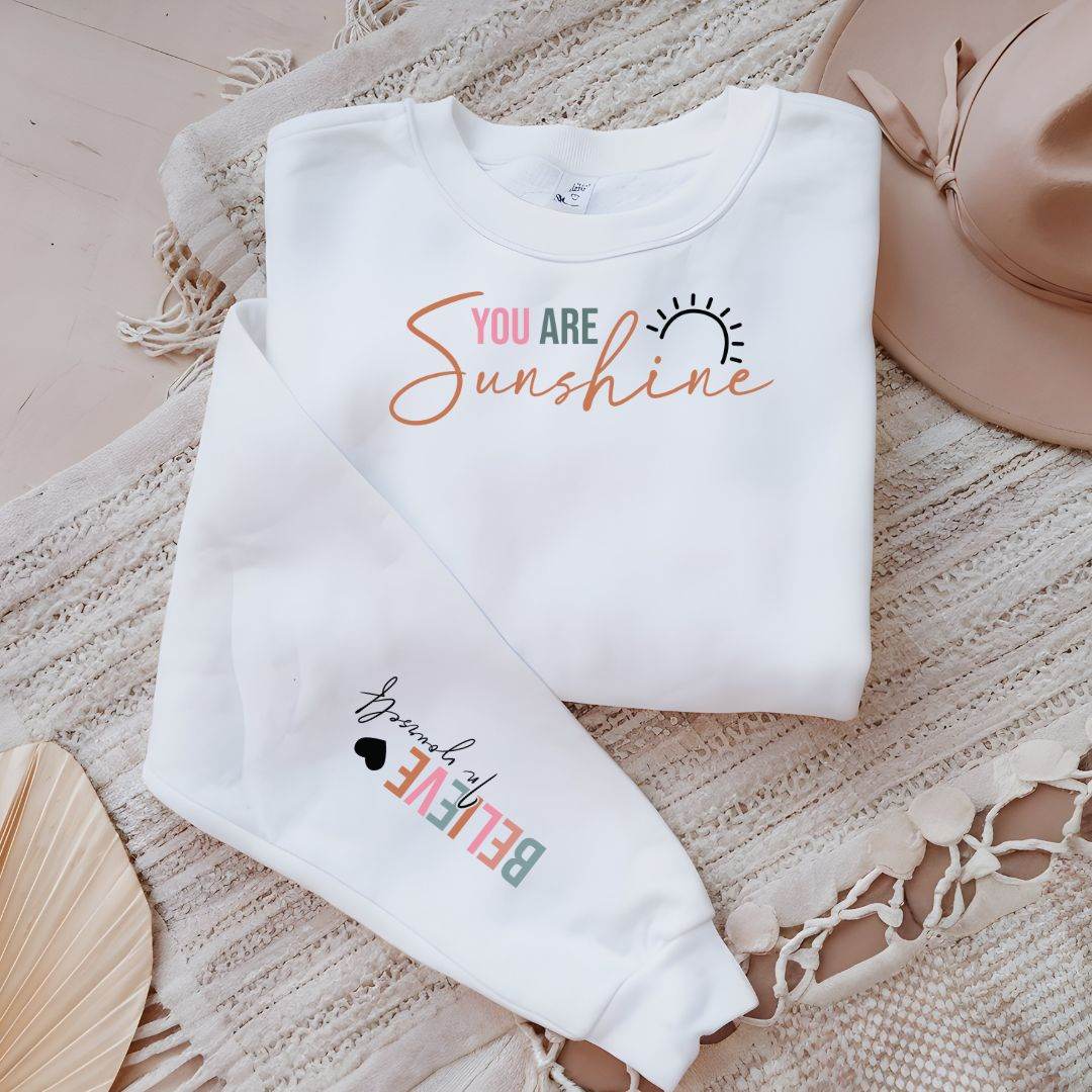 Kombinierbare Plotterdateien für Ärmel & Shirts | Positive Sprüche Bundle SVG PNG EPS | - Sewando