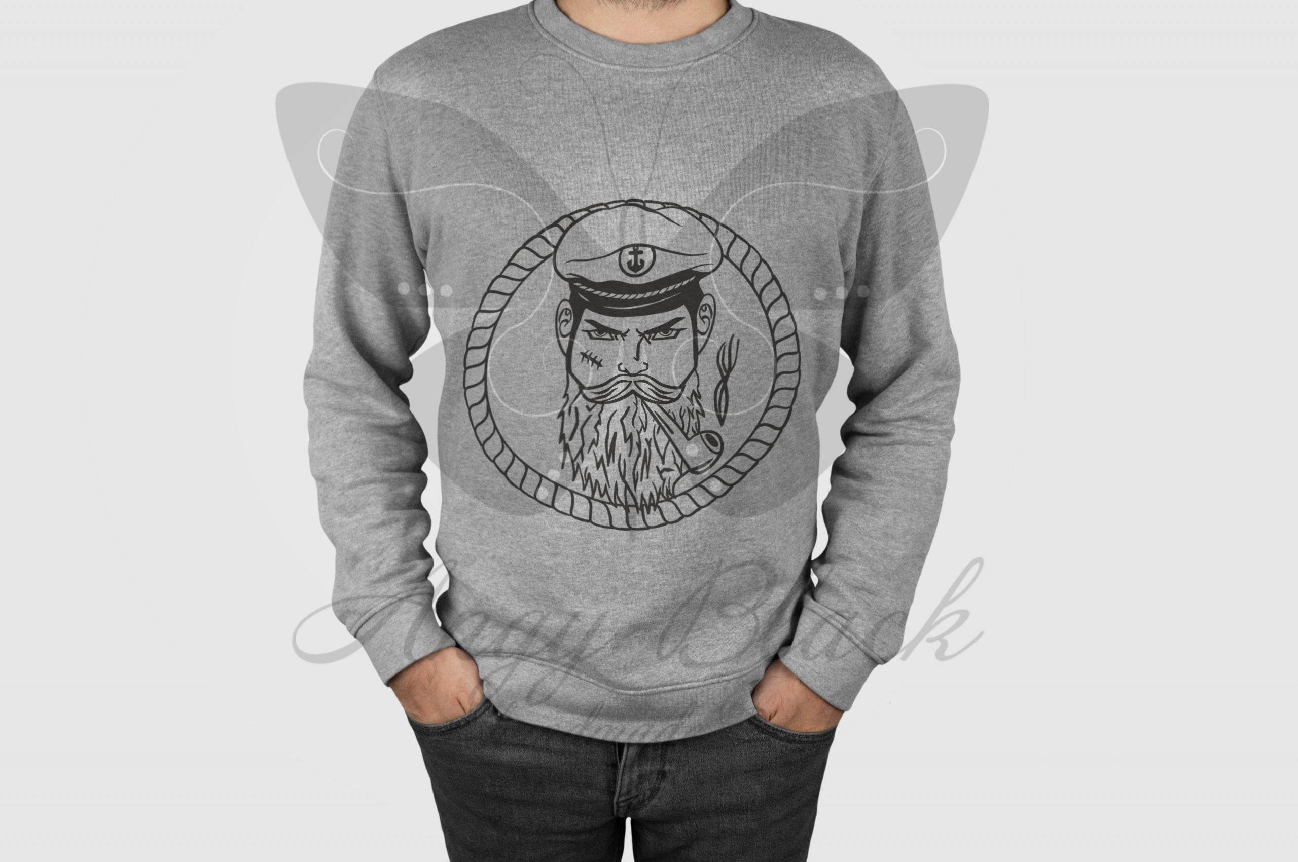 Foliendatei Sailor, Seemann, maritimes Motiv SVG - Sewando