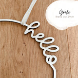 Laserdatei | Türkranz "Hello" | inkl. Gewerbelizenz