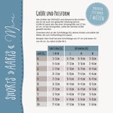 SHORTS "AARIS" - MINI | Nähanleitung und Schnittmuster | 3 Weiten Gr. 50-104