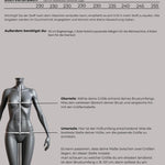 langes Sommerkleid, Kleid mit V-Ausschnitt, ärmellos, A-Linie, Kleid mit Schlitz, Größe 34 - 50 - Sewando