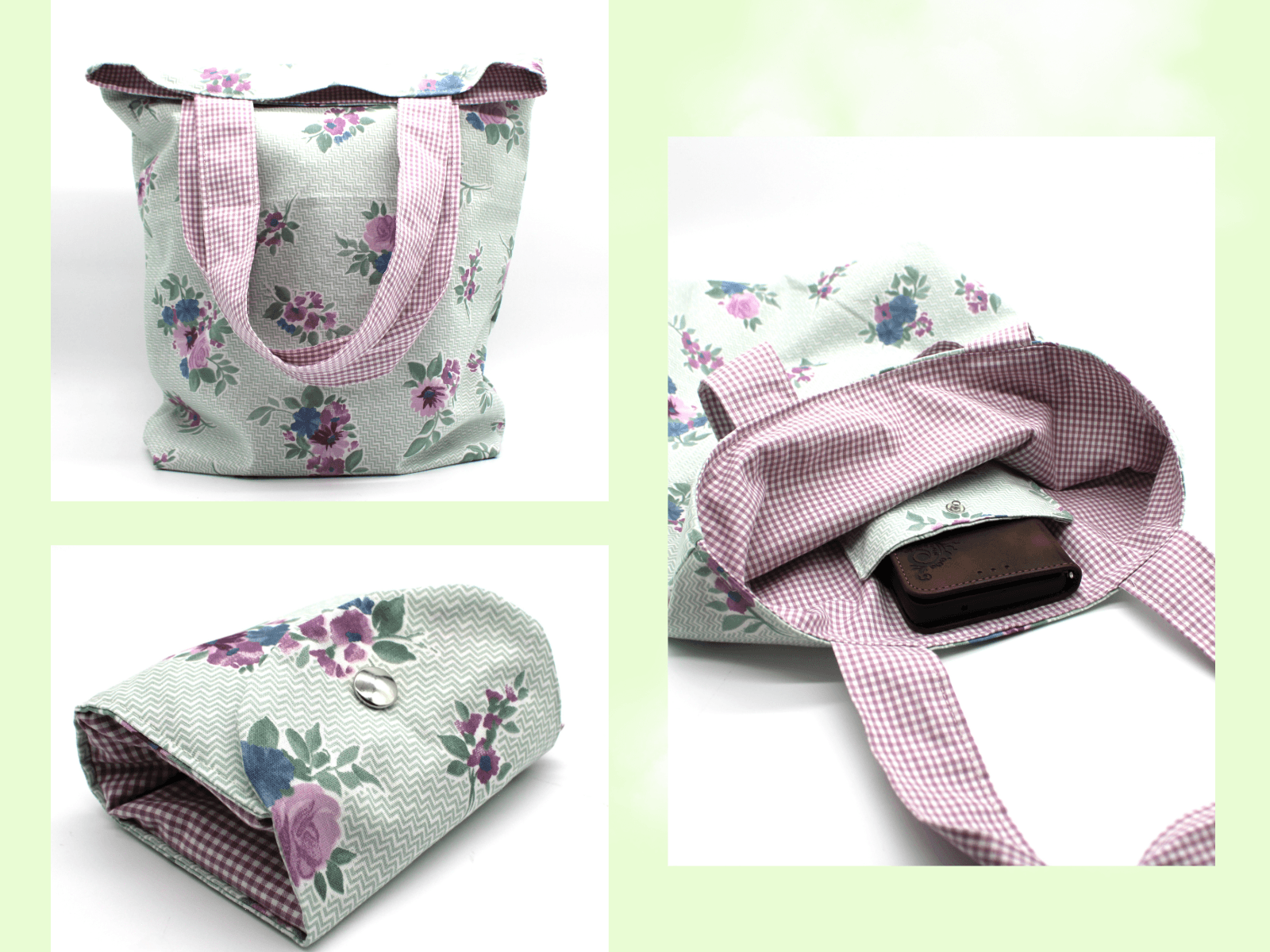 Nähanleitung Tasche Beutel Einkaufstasche - Sewando