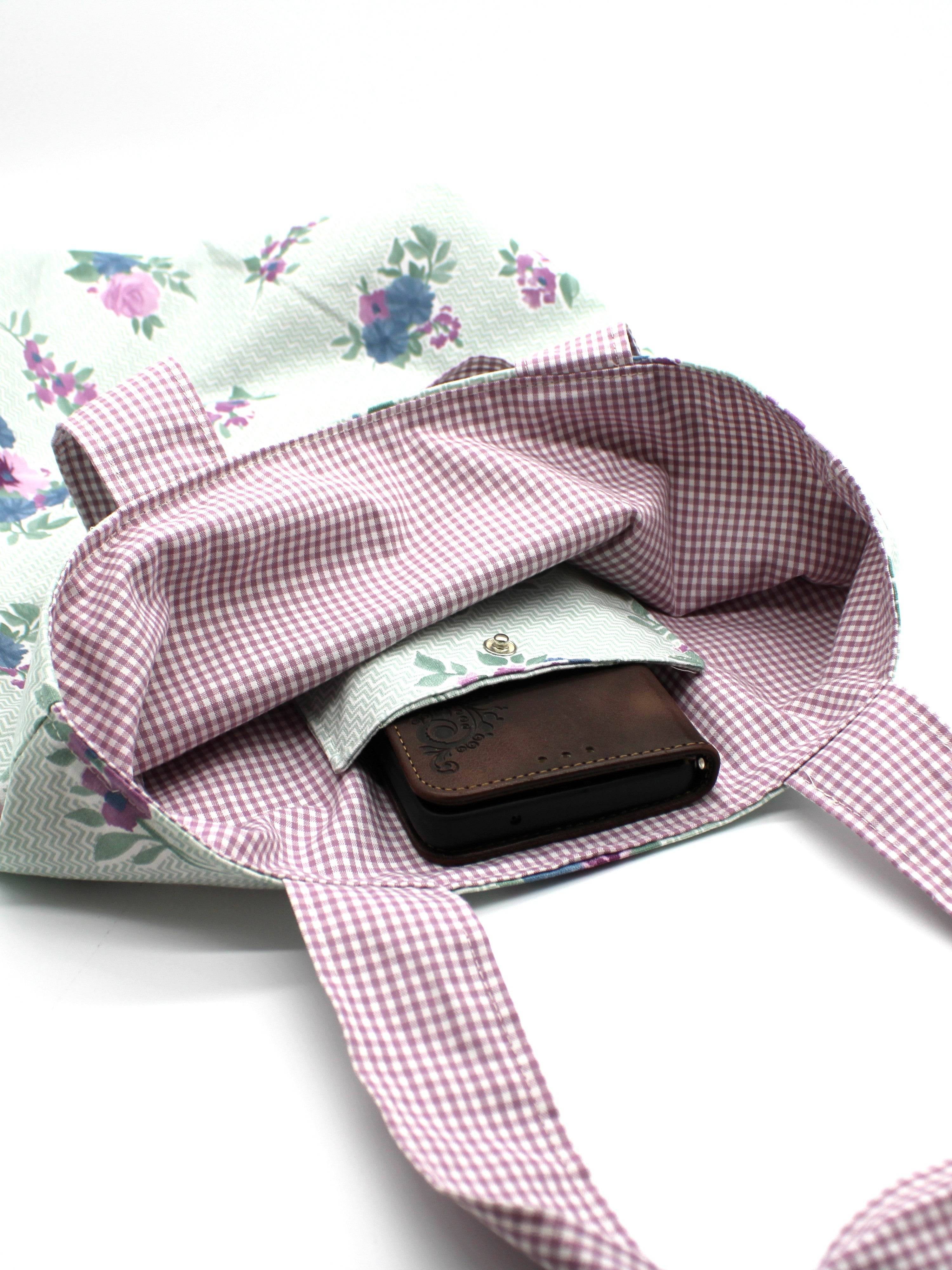 Nähanleitung Tasche Beutel Einkaufstasche - Sewando