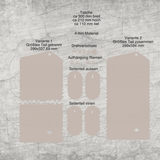 *Tasche* 3mm & 4 mm Laserdatei - Sewando