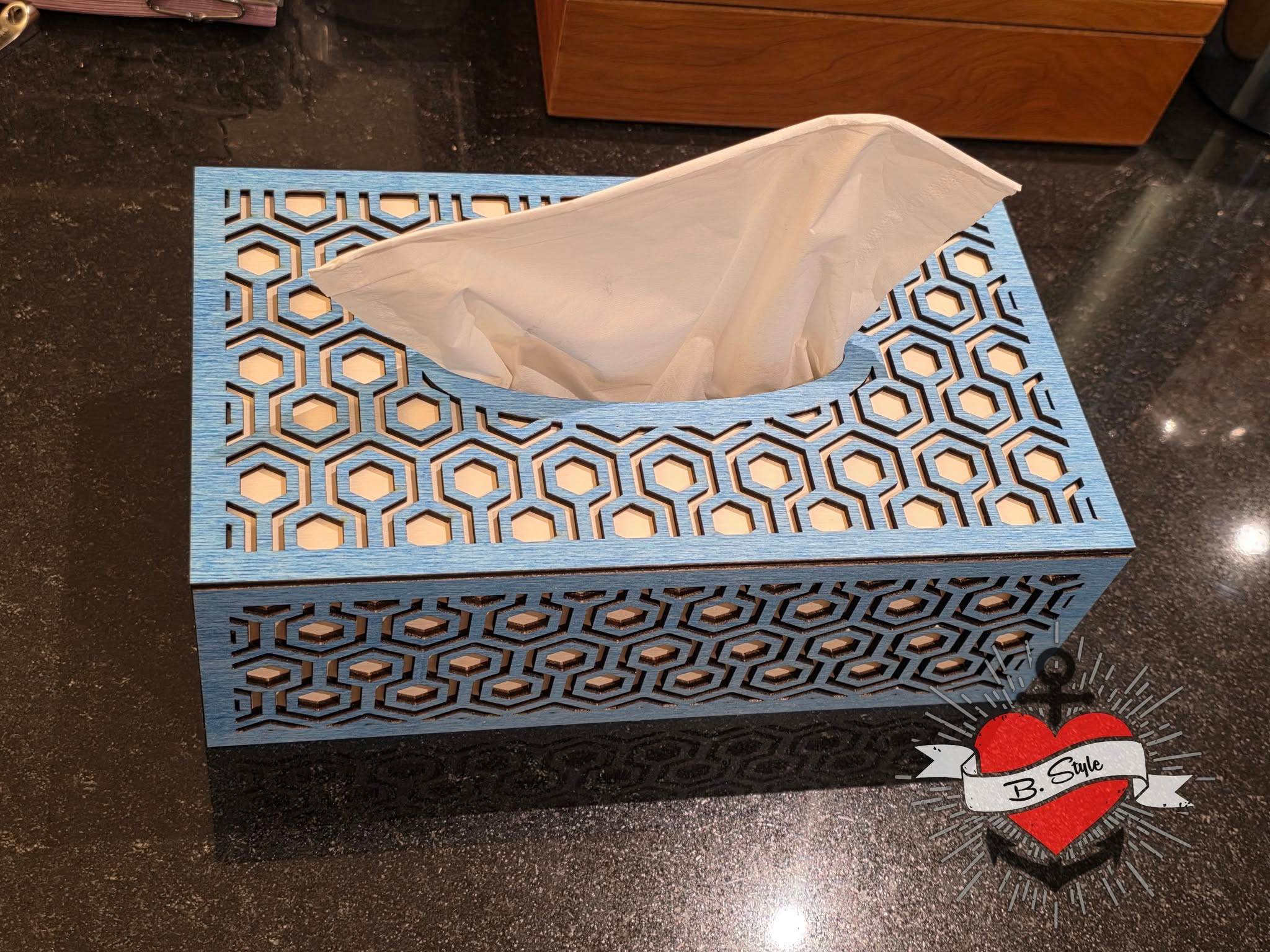 Taschentuchbox *TaTüBo* 3mm & 4 mm Laserdatei - Sewando