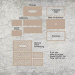 Laserdatei Box für Kosmetiktücher *TaTüBo* 3mm & 4 mm - Sewando