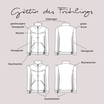 Schnittmuster Sweatjacke „Göttin des Frühlings“ Damen Gr. 32 - 62 - Sewando