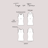 Schnittmuster Top „Top in Form“ Damen Gr. 32 - 62 - Sewando
