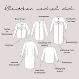 Schnittmuster Bluse „Kleidchen wechsel dich“ Damen Gr. 32 - 62 - Sewando