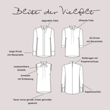 Schnittmuster Bluse „Blüte der Vielfalt“ Damen Gr. 32 - 62 - Sewando