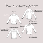 Schnittmuster Hoodie/Pullover „Von Licht erfüllt“ Damen Gr. 32 - 62 - Sewando
