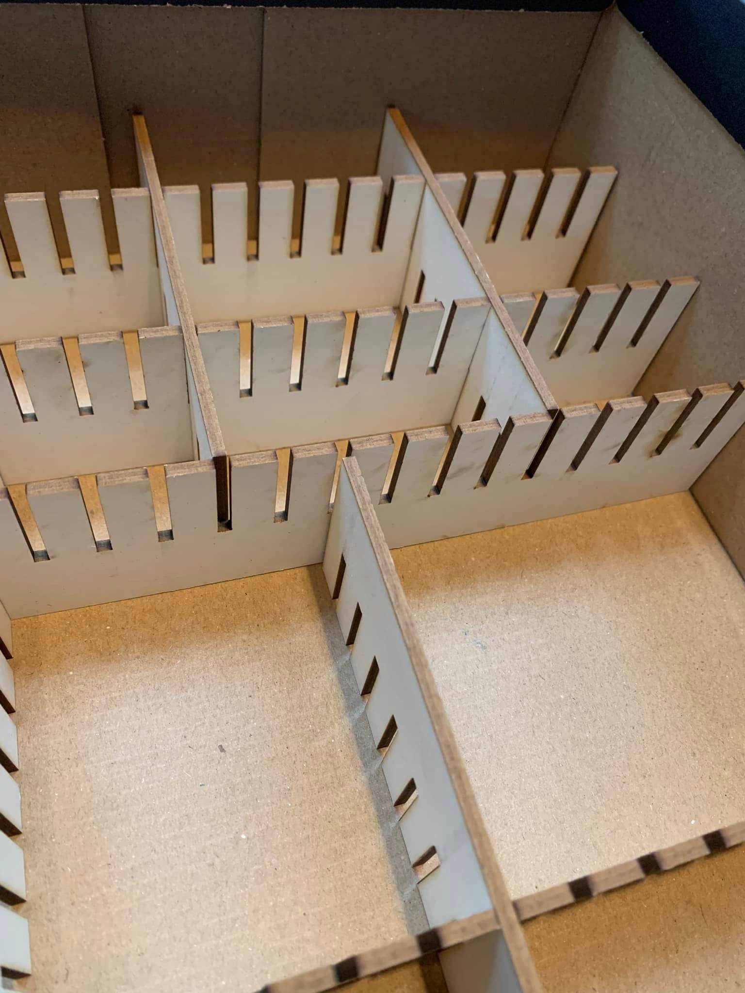 *3& 4 mm Teiler verschiedene Größen* Laserdatei - Sewando