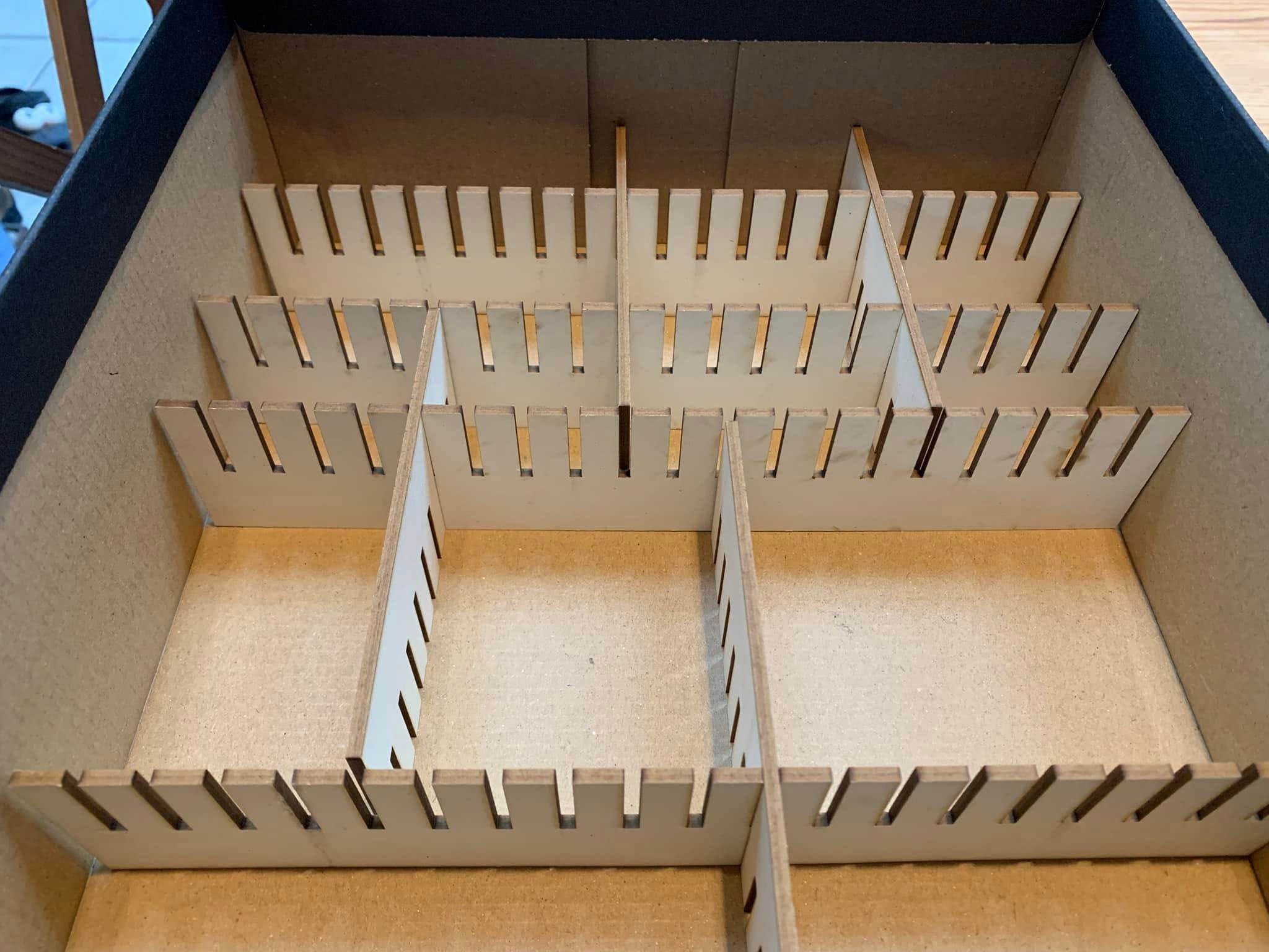 *3& 4 mm Teiler verschiedene Größen* Laserdatei - Sewando