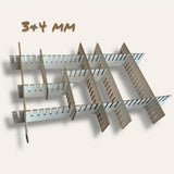 *3& 4 mm Teiler verschiedene Größen* Laserdatei - Sewando