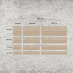 *3& 4 mm Teiler verschiedene Größen* Laserdatei - Sewando