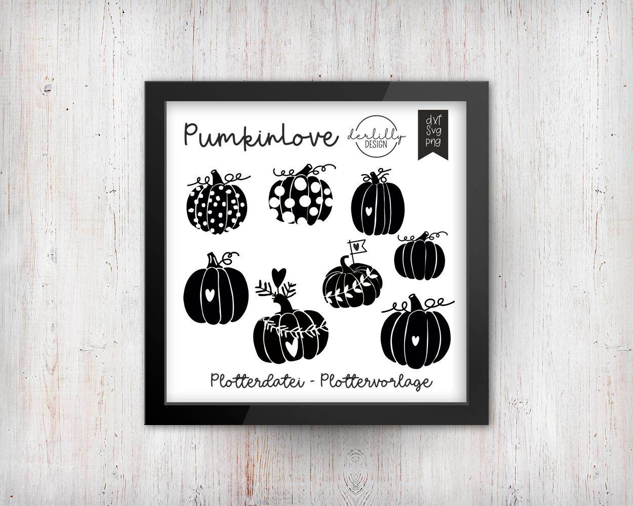Plotterdatei PumpkinLove - Sewando
