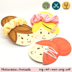 Scrunchie-Holder - süßes Gastgeschenk - Printable für Schere oder Plotter - Sewando