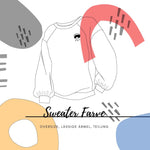 Schnittmuster Sweater Farve Gr. 32-50 - Sewando