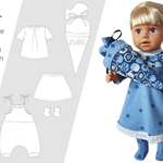 Sommerliche Puppenkleidung nähen – für 43 cm Babypuppen - Sewando