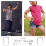 Longshirt Lana Schnittmuster Shirt 50-170 - Sewando