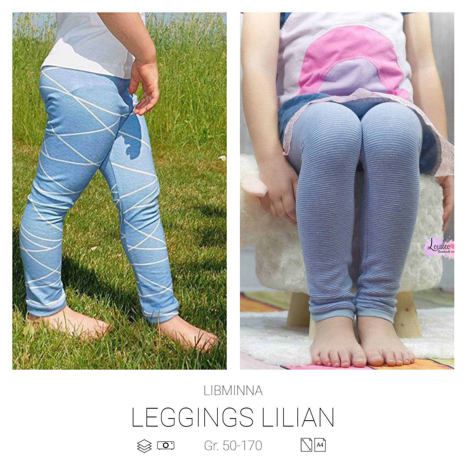Leggings Lilian Schnittmuster 50-170 - Sewando