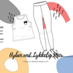 Schnittmuster Top Hyben und Leggins Lykkelig Gr. 32-50 - Sewando